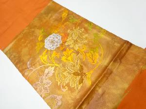 リサイクル　宝相唐草模様織り出し名古屋帯